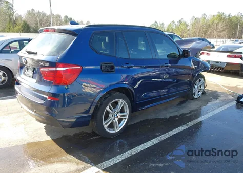 2012 BMW X3 xDrive35I from USA, damaged, VIN 5UXWX7C50CL735844